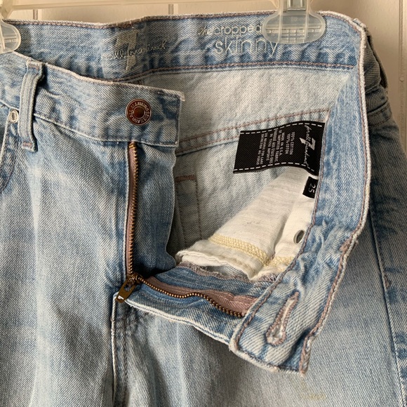 7 FOR ALL MANKIND cropped relaxed skinny jeans - Picture 6 of 8